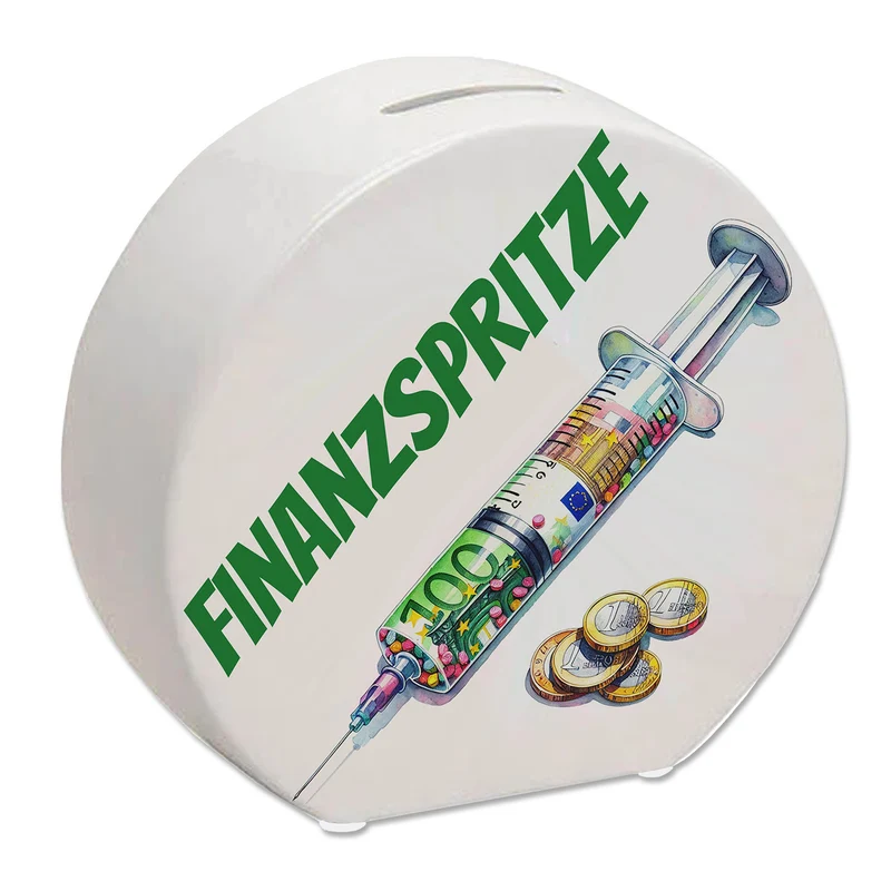 Finanzspritze Geldgeschenk Spardose