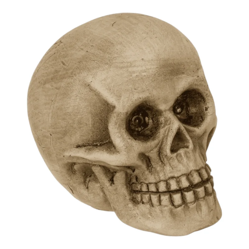 Leuchtender Totenkopf LED Dekofigur