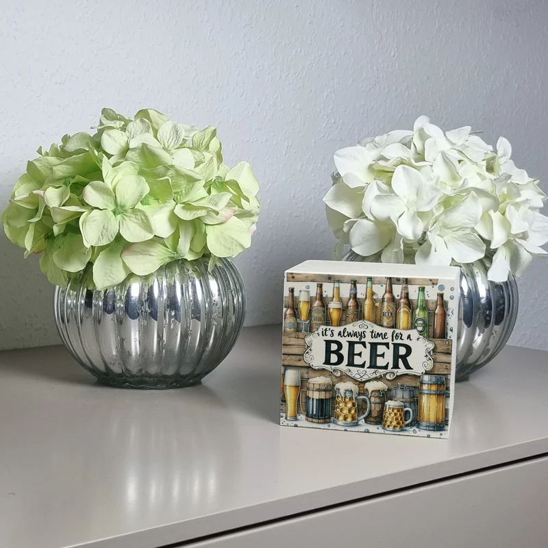 Bier Spardose mit Spruch It's always time for a Beer