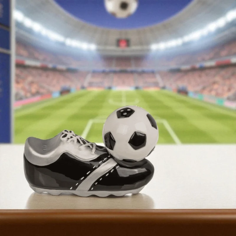 Fußball Salz- und Pfefferstreuer Set