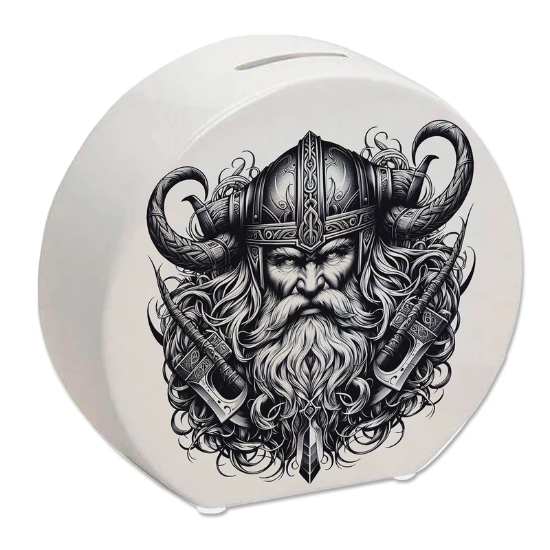 Wikingergott Odin Spardose