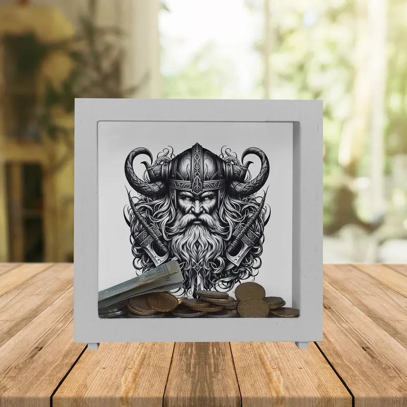 Wikingergott Odin Spardose