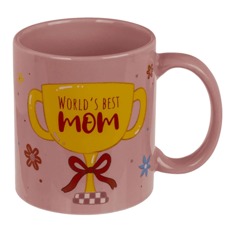 World's Best Mom Geschenkset für Mama - Tasse und Socken