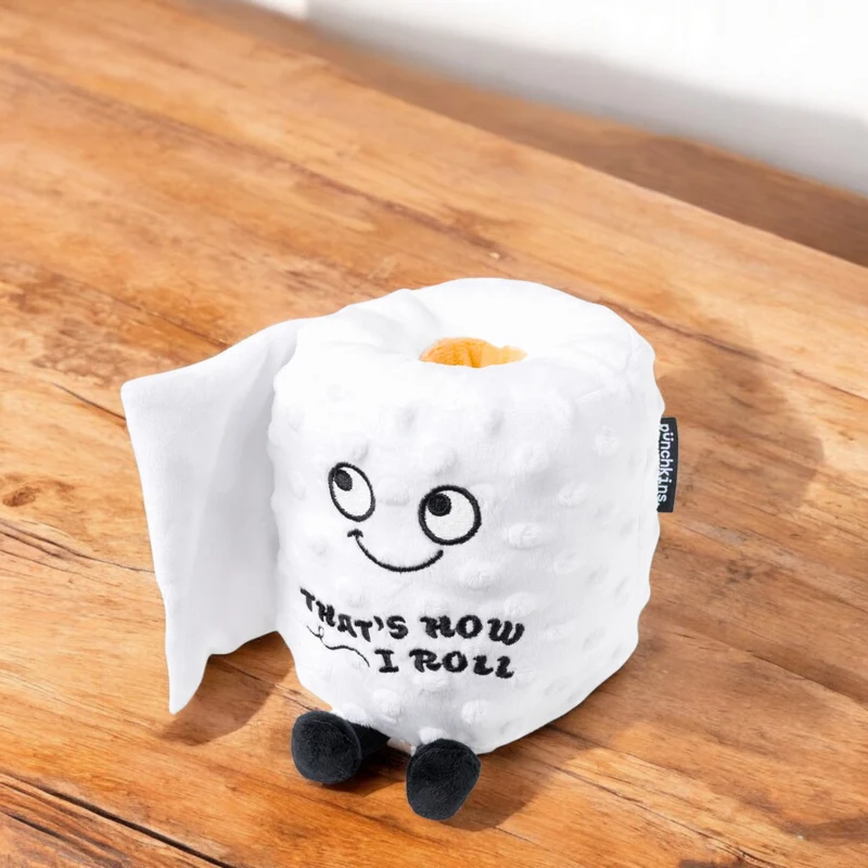 Punchkins Toilettenpapier Kuscheltier mit dem Spruch that's how I roll