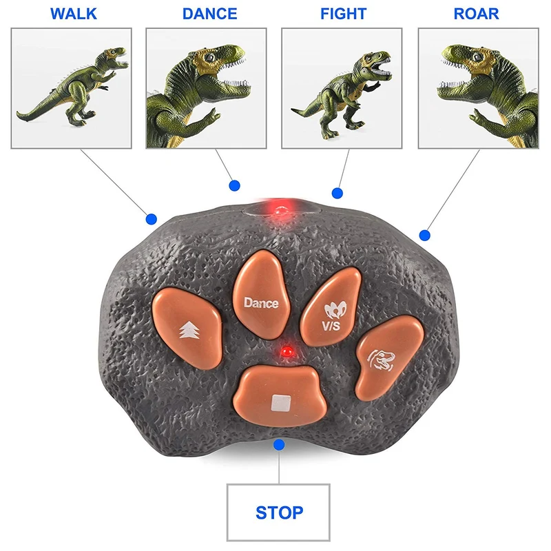 RC Walking & Roaring Dinosaur Toy