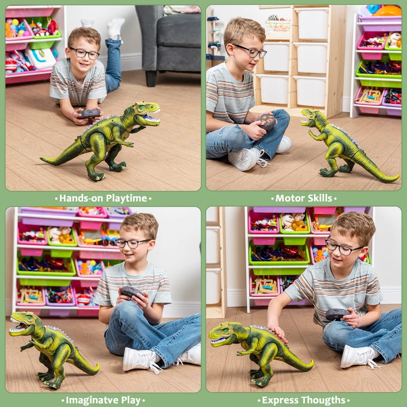 RC Walking & Roaring Dinosaur Toy
