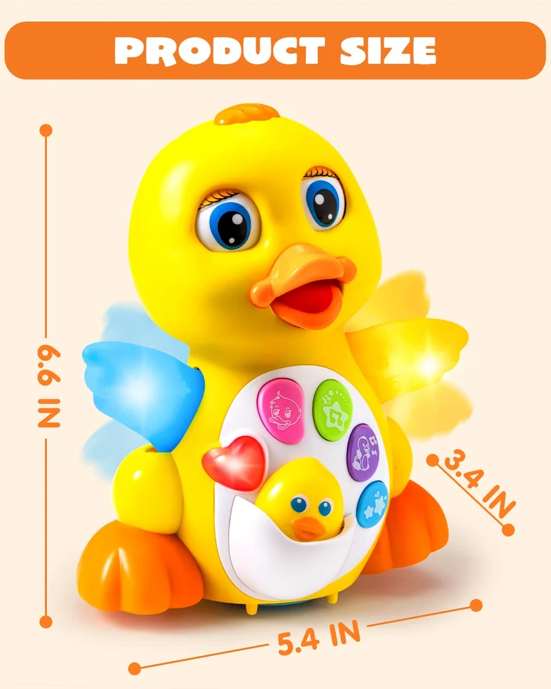 Dancing And Walking Duck Baby Toy