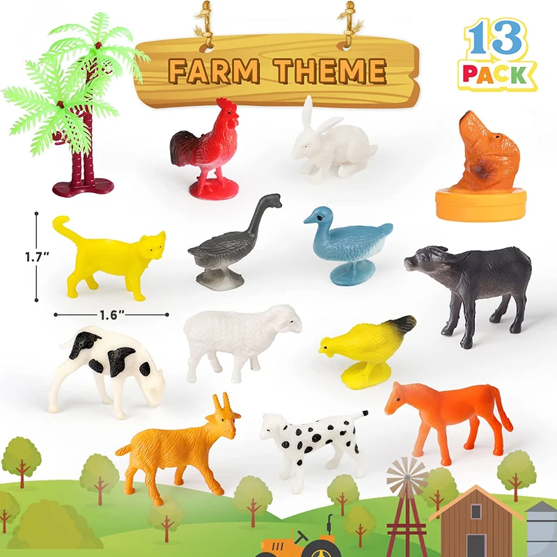 Assorted Dinosaurs, Insects and Natural Animals, 5 Pack