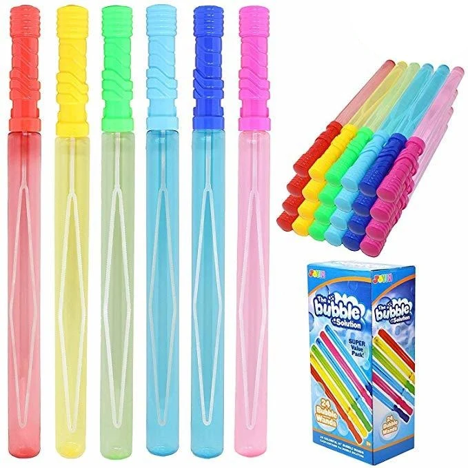 14in Bubble wands, 24 Pcs