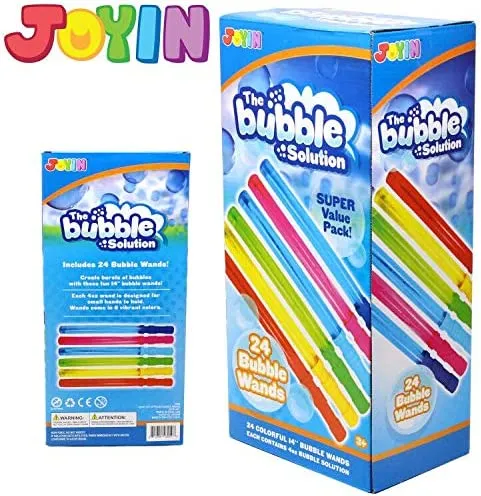 14in Bubble wands, 24 Pcs