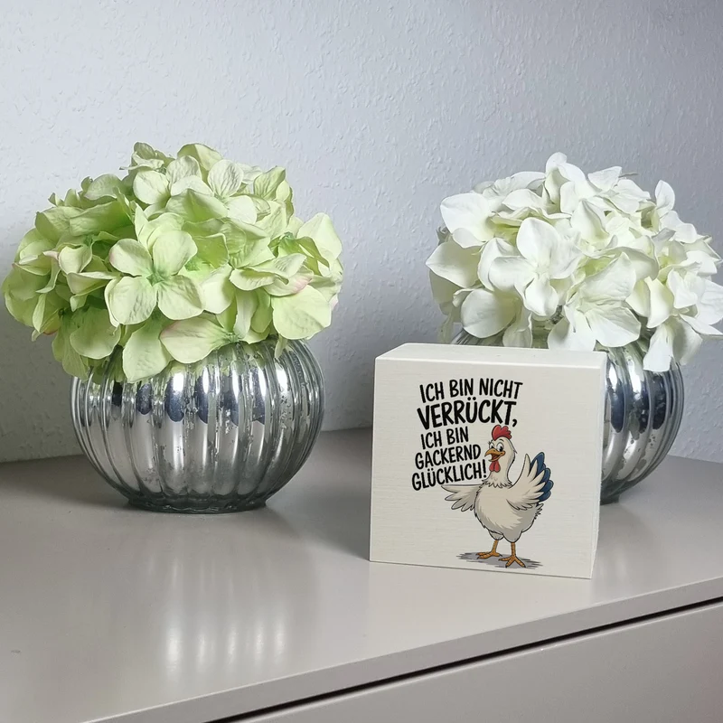 Fröhliches Huhn Gackernd Glücklich Spardose