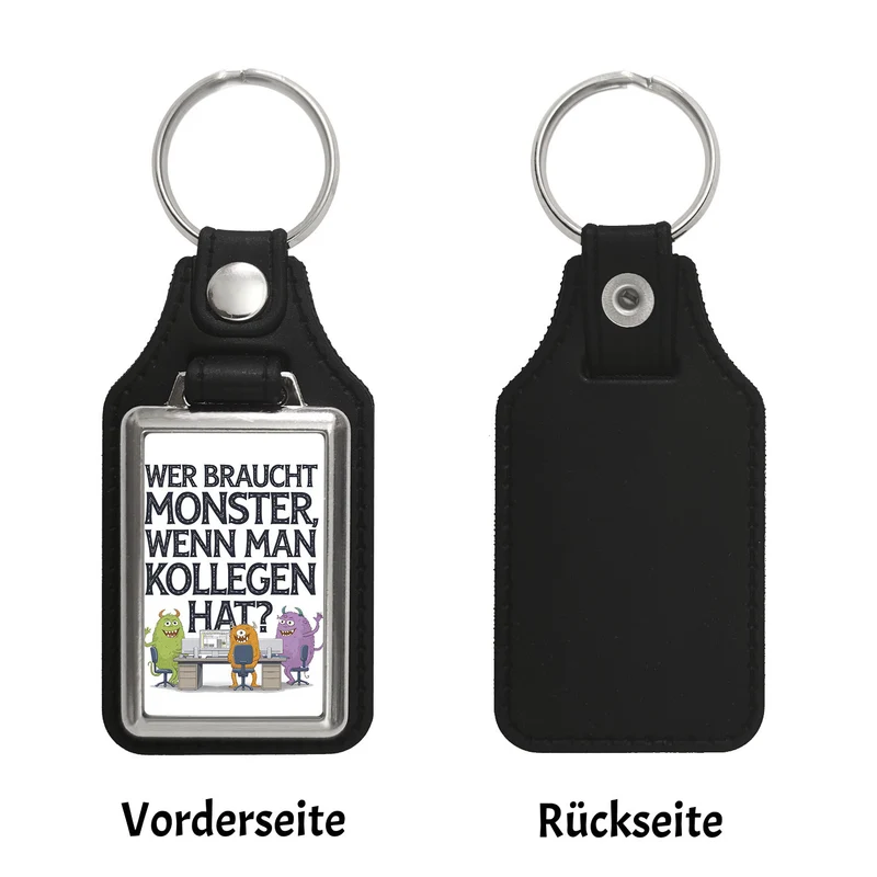 Keine Monster, aber Kollegen Schlüsselanhänger Monster als Kollege
