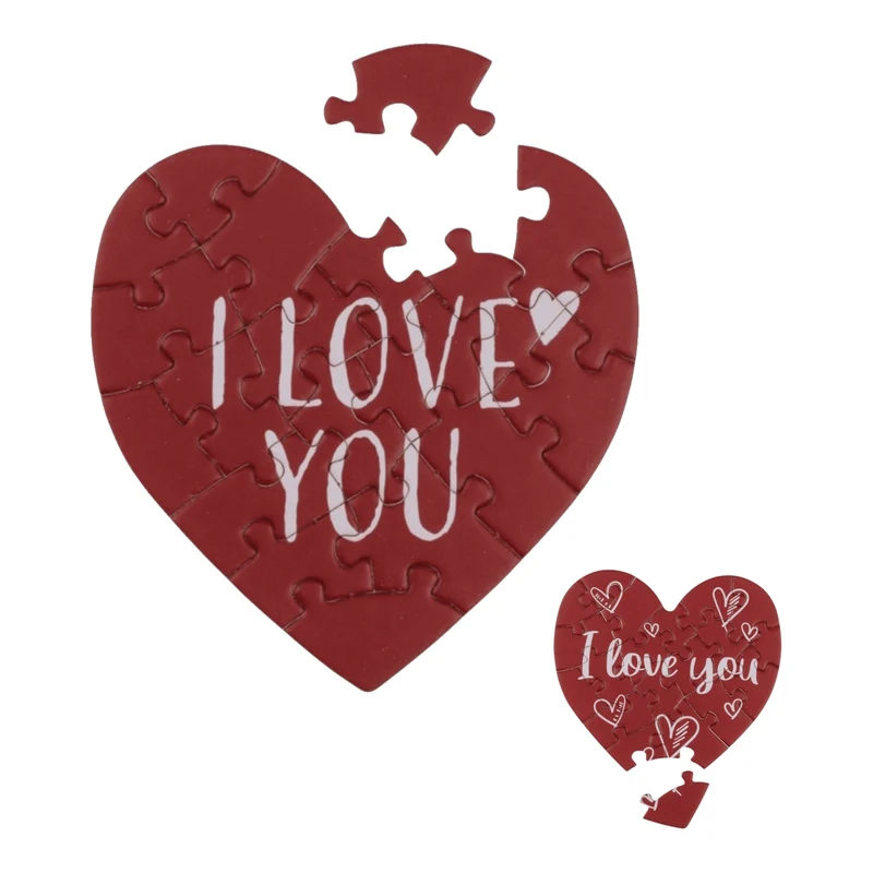 Valentinstag Herz Puzzle in zufälliger Variante