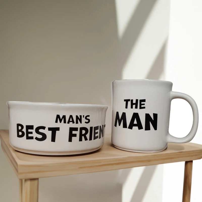 Man's Best Friend Tasse & Futternapf Geschirrset