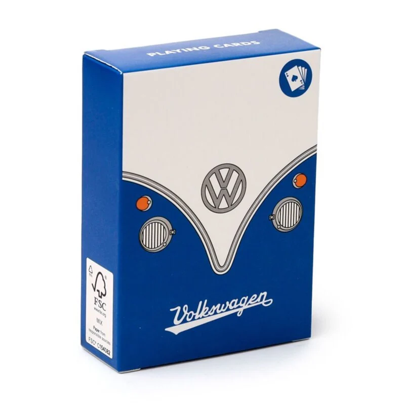 Bulli Volkswagen VW T1 Camper Bus Spielkarten mit 52 Karten