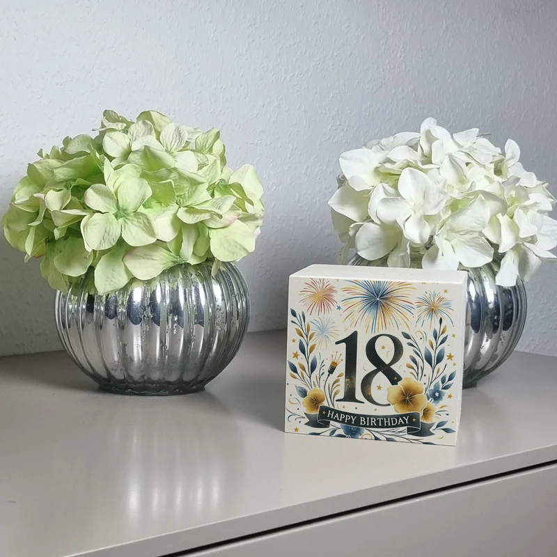 18. Geburtstag Spardose mit Spruch Happy Birthday 18