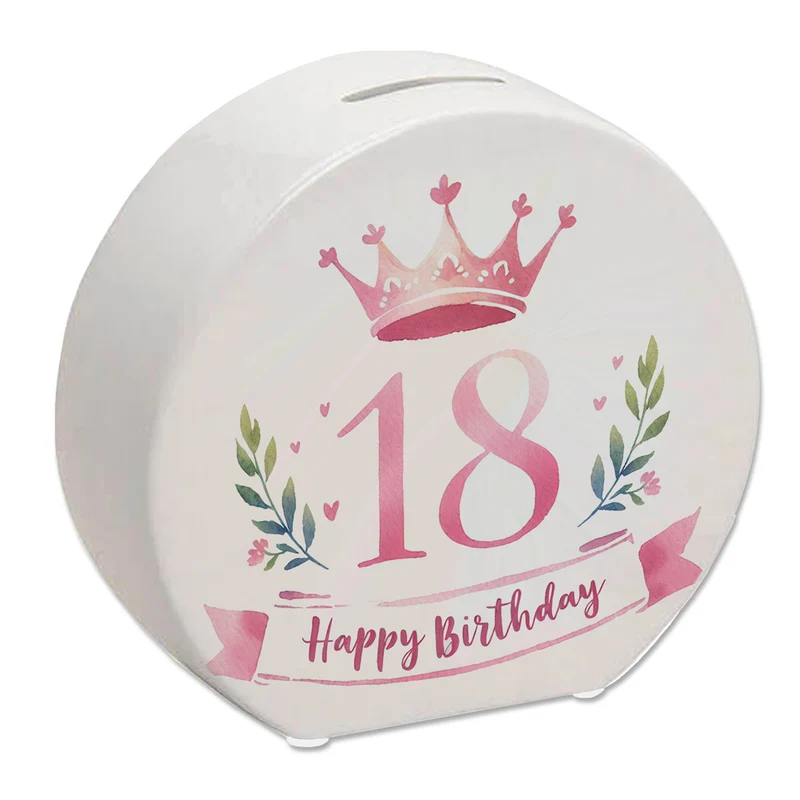 Happy Birthday 18 Krone Spardose