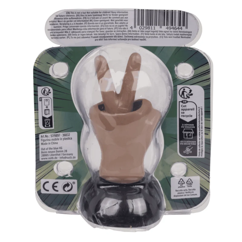 Peace Zeichen Solar Wackelfigur