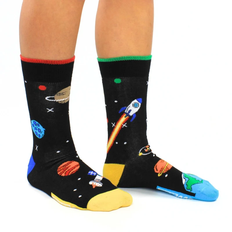 Space Explorer Weltraum Oddsocks Socken in 39-46 im 6er Set