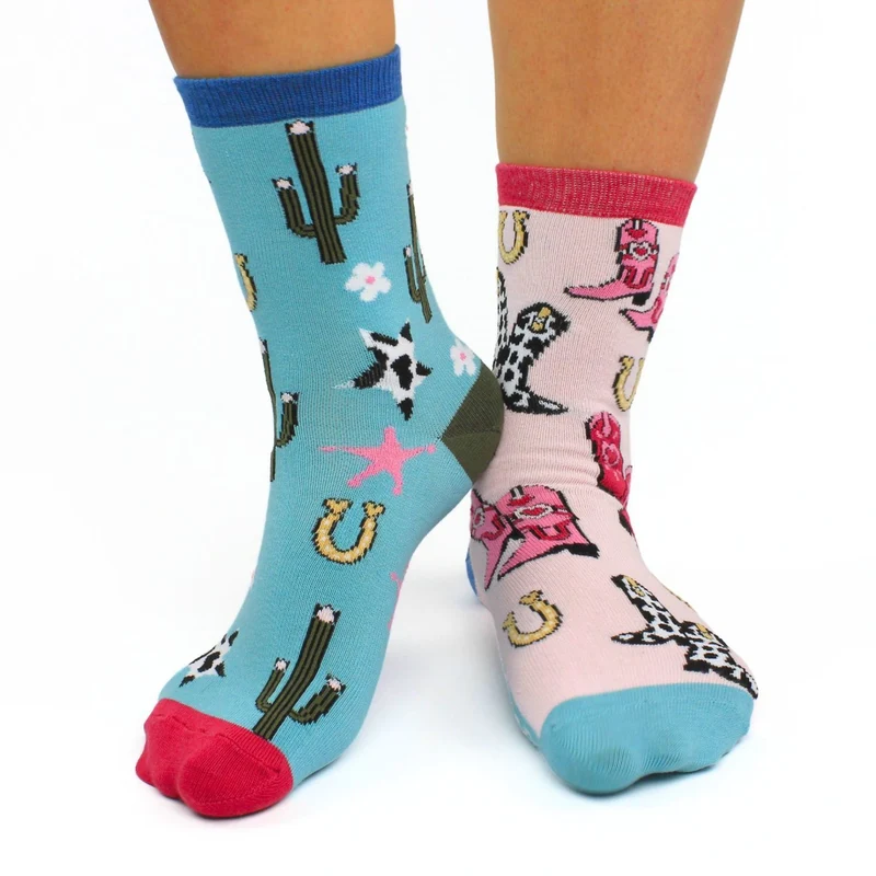 Pferde Mädchen Oddsocks Socken in 30,5-38,5 im 6er Set