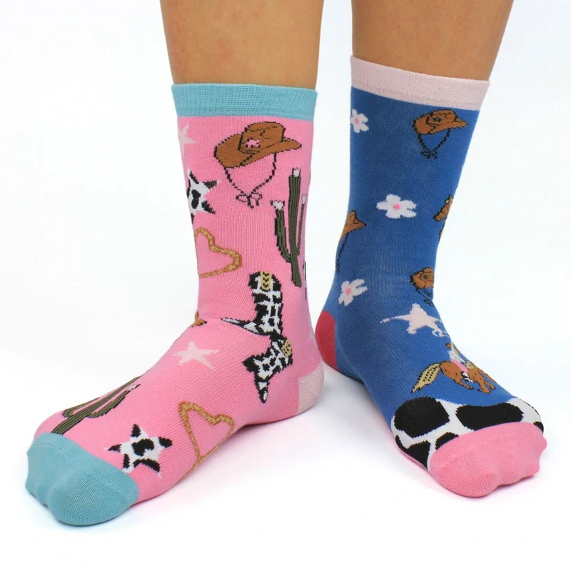 Pferde Mädchen Oddsocks Socken in 30,5-38,5 im 6er Set