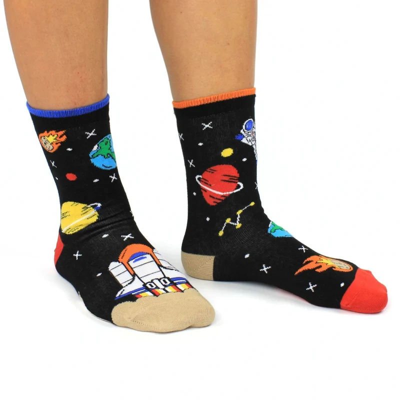 Space Explorer Weltraum Socken in 30,5-38,5 im 6er Set