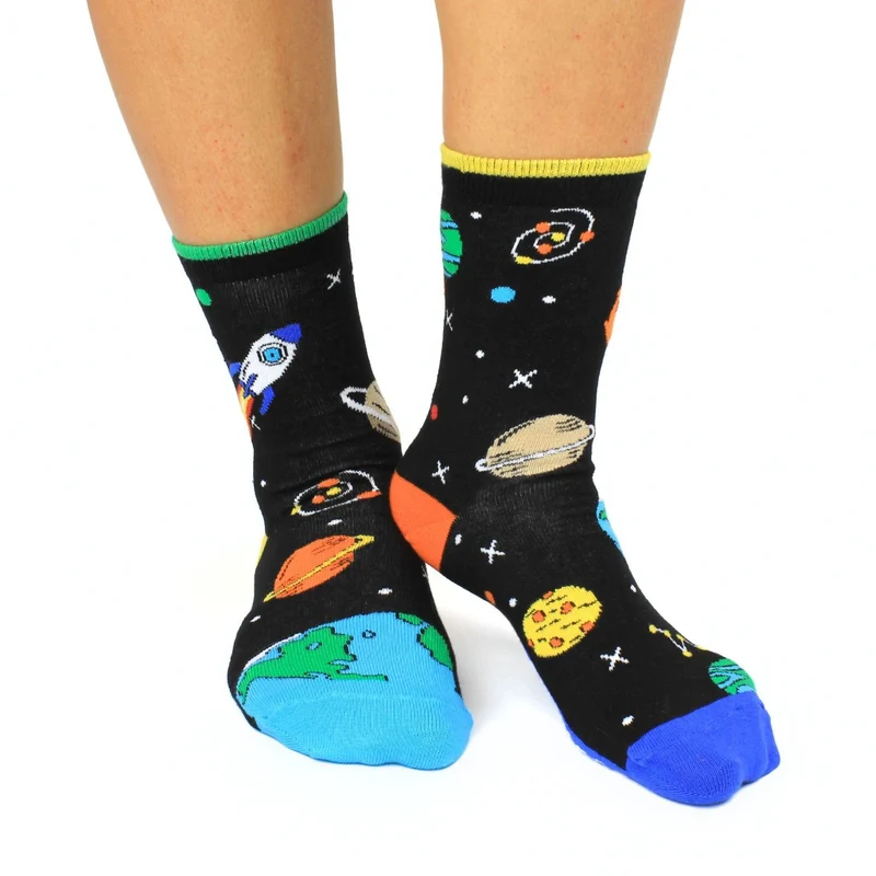 Space Explorer Weltraum Socken in 30,5-38,5 im 6er Set