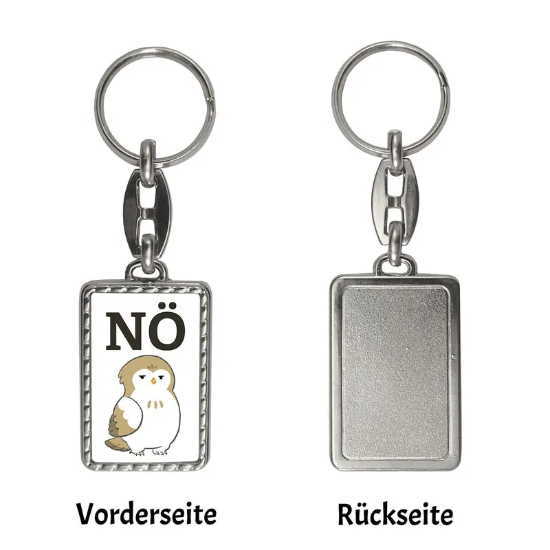 Nö - Eule Schlüsselanhänger