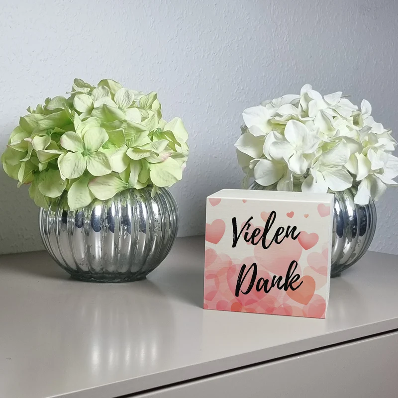 Vielen Dank Spardose mit Herzen