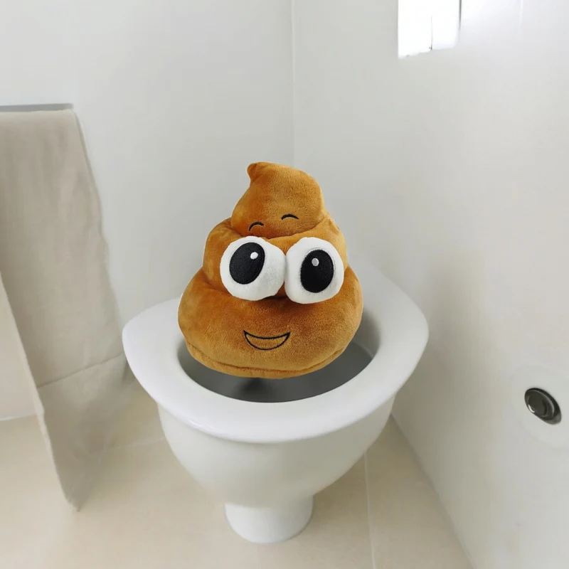 Emoticon Kackhaufen Kissen Poo Dekokissen Scheißhaufen Plüschtier