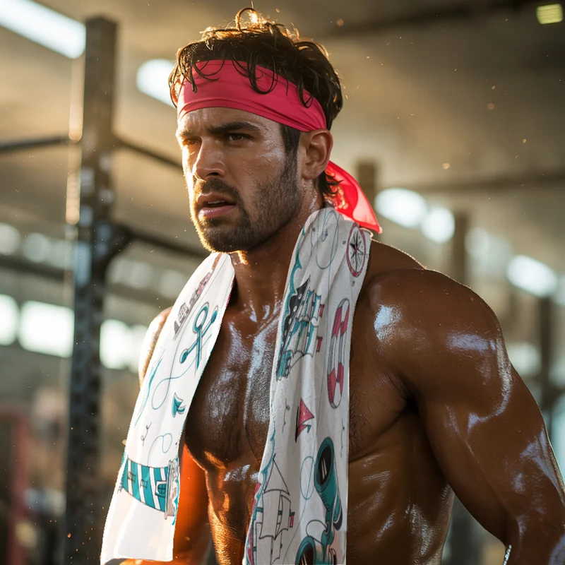 Marine Eishandtuch für Strand- und Segelfans