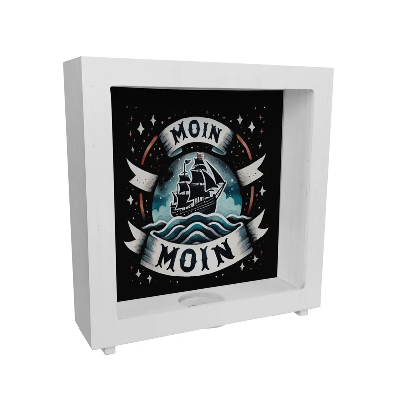 Segelschiff Moin Moin Spardose