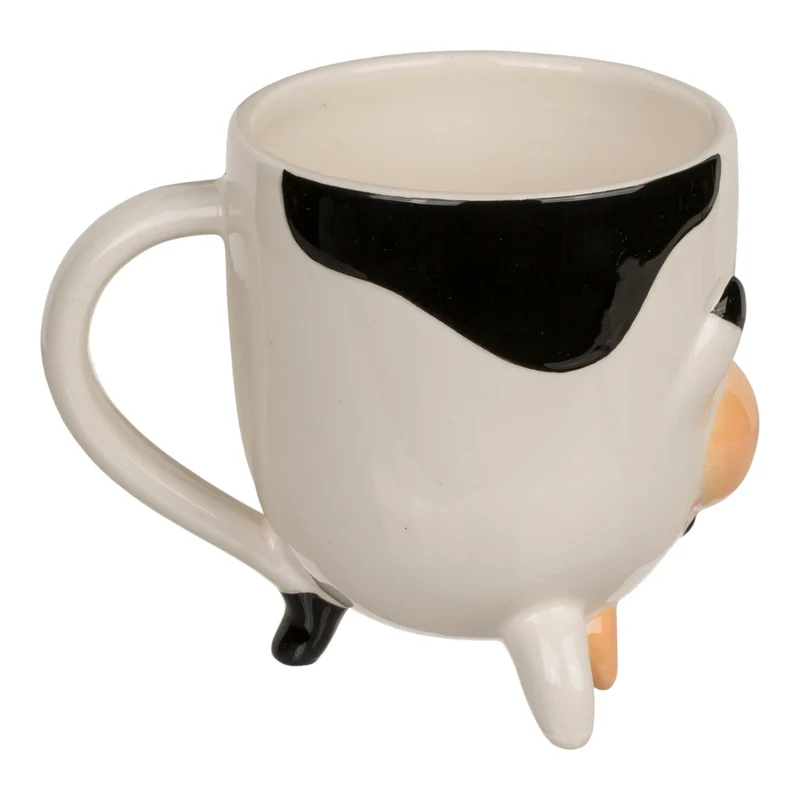 Kuh kopfüber Kaffeebecher Kuhtasse aus Keramik