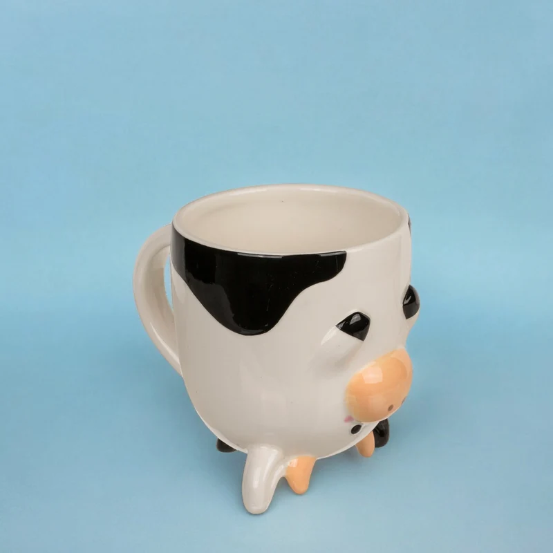 Kuh kopfüber Kaffeebecher Kuhtasse aus Keramik