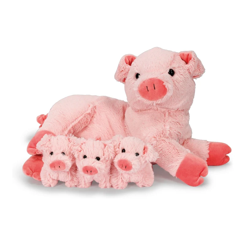 Schweine-Mama mit Babys Kuscheltier Noxxiez Ferkel Stofftier