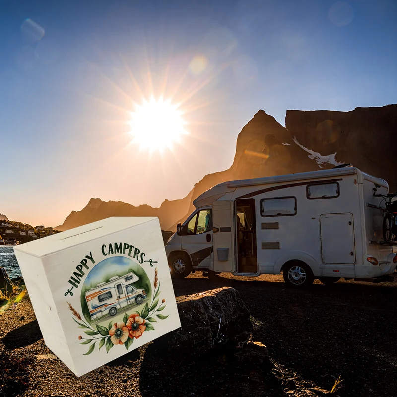 Wohnmobil Happy Campers Spardose