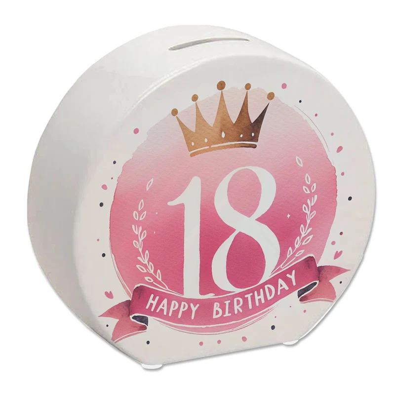 Happy Birthday 18 Krone Spardose