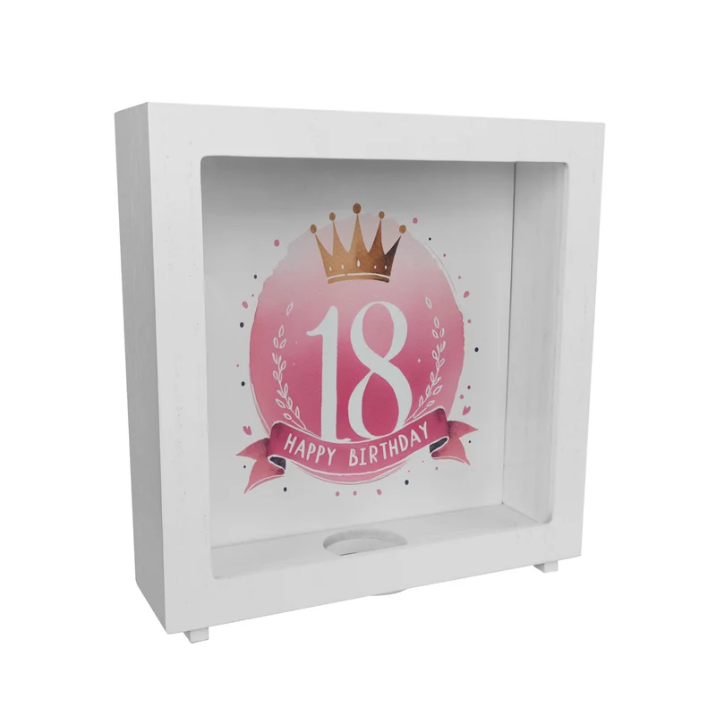 Happy Birthday 18 Krone Spardose