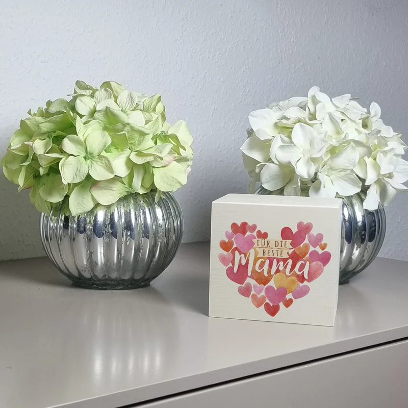 Herzen Spardose mit Spruch Für die beste Mama