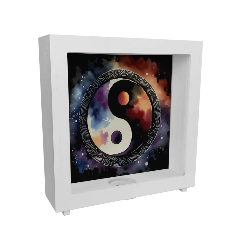 Yin und Yang Aquarell Spardose