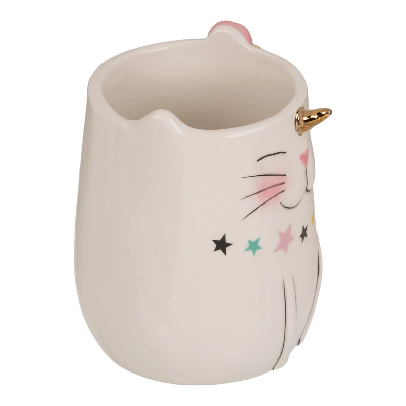 Einhorn-Katze Kaffeebecher Einhorn Geschenke für Mädchen Unicorn Tasse aus Keramik