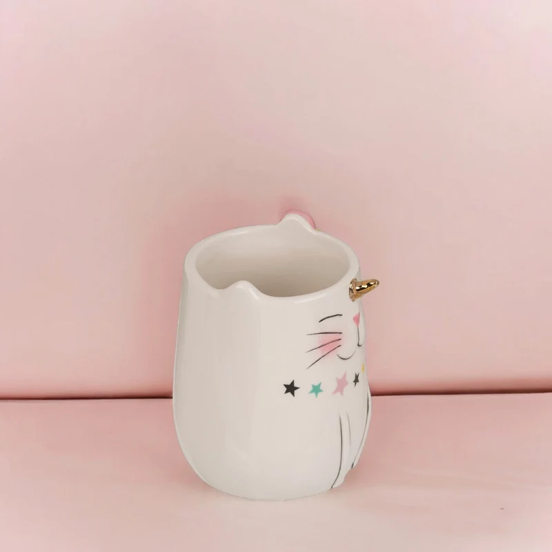 Einhorn-Katze Kaffeebecher Einhorn Geschenke für Mädchen Unicorn Tasse aus Keramik