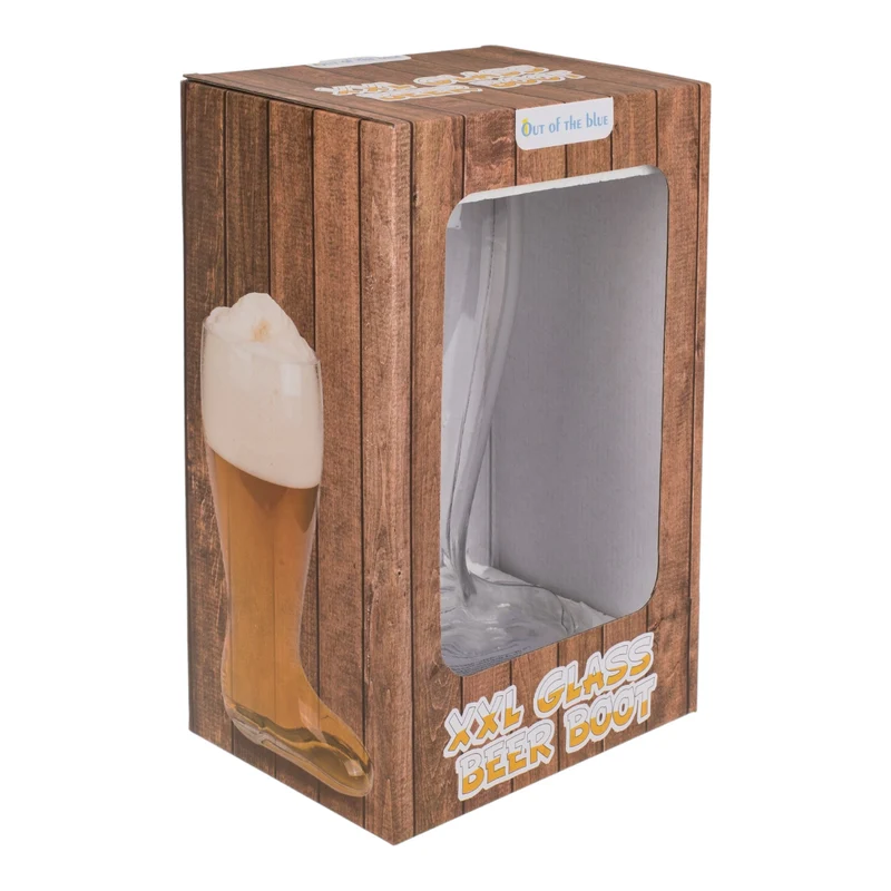 XXL Bierstiefel Bierglas für 2 Liter Bier Deko Bierkrug