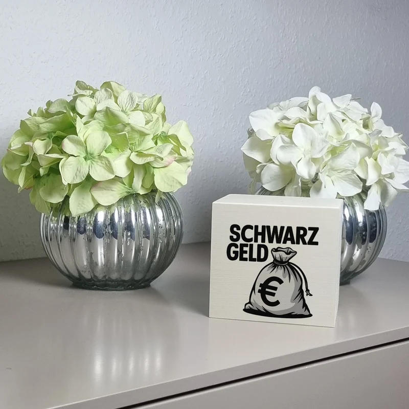 Euro-Sack SCHWARZ GELD Spardose