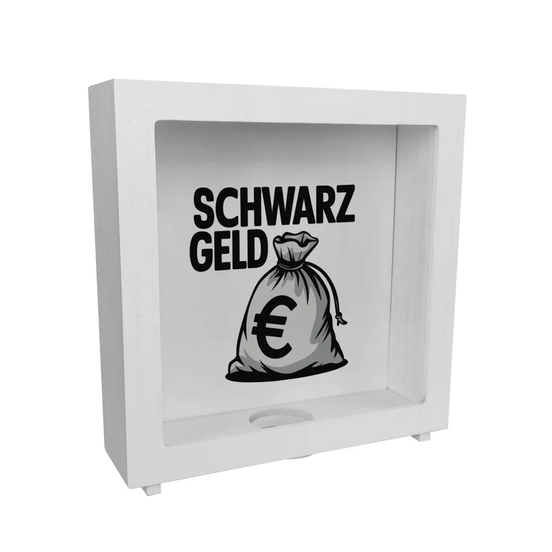 Euro-Sack SCHWARZ GELD Spardose