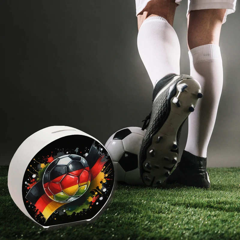 Fußball Deutschland Flagge Spardose
