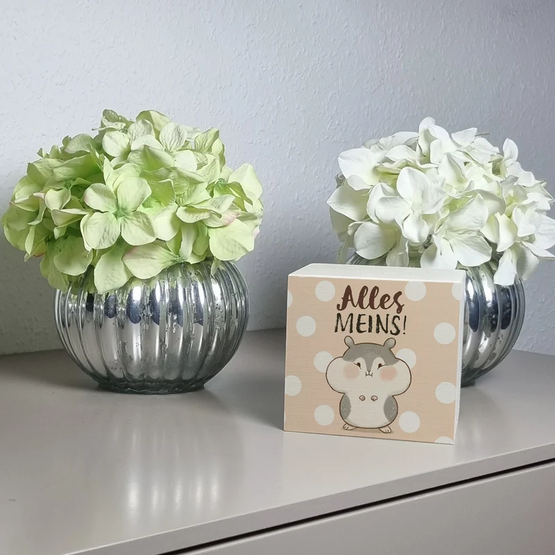 Hamster Spardose mit Spruch Alles meins