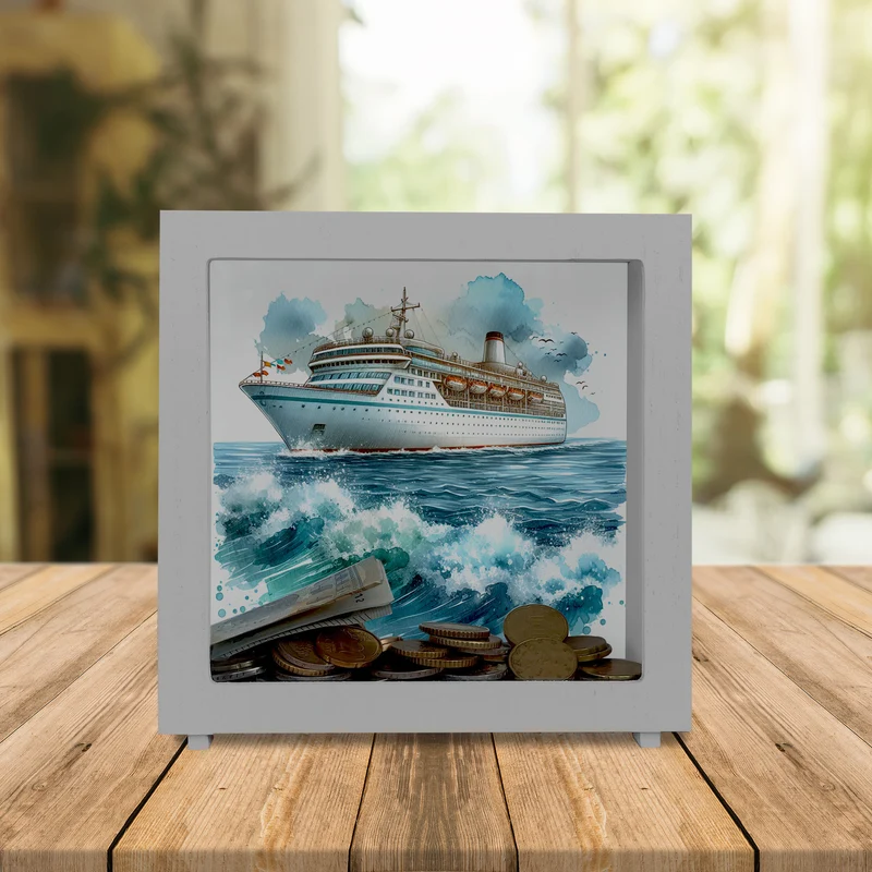Kreuzfahrtschiff Spardose