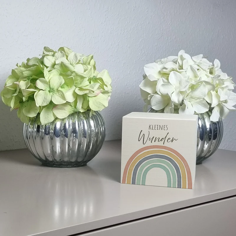 Regenbogen Spardose mit Spruch Kleines Wunder