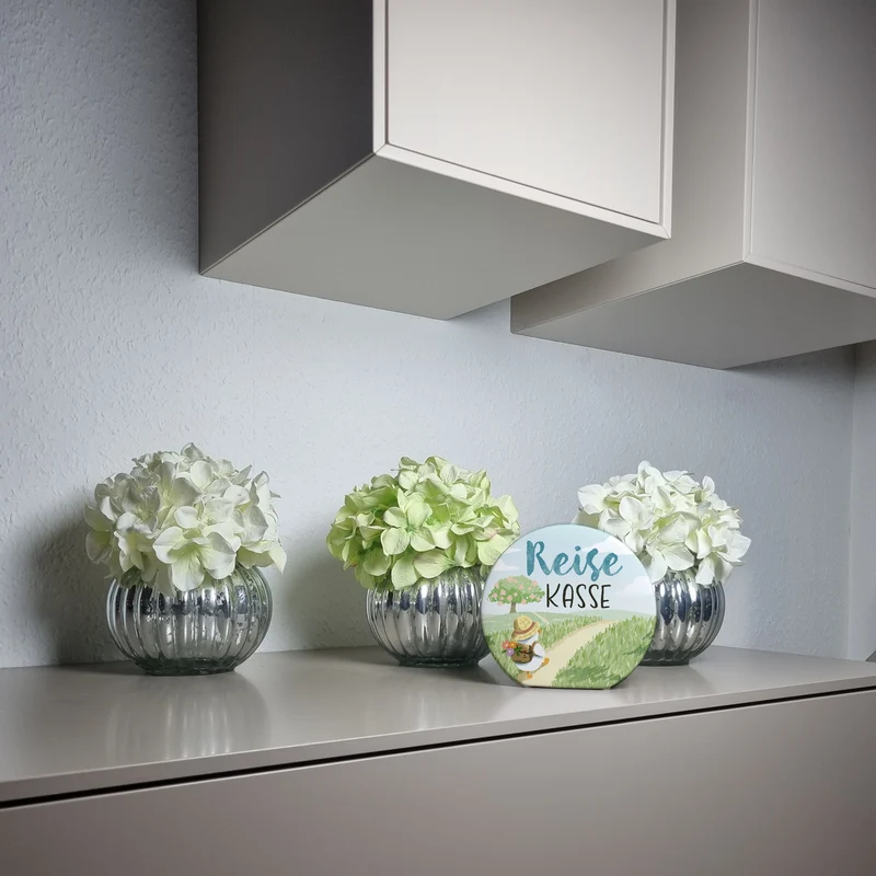 Ente auf Reisen Spardose mit Spruch Reisekasse